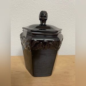 Threshold™  28 fl oz Stoneware Candy Bowl with Lid Black